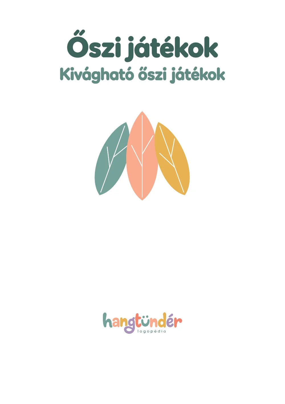 Őszi játékok csomag borítója